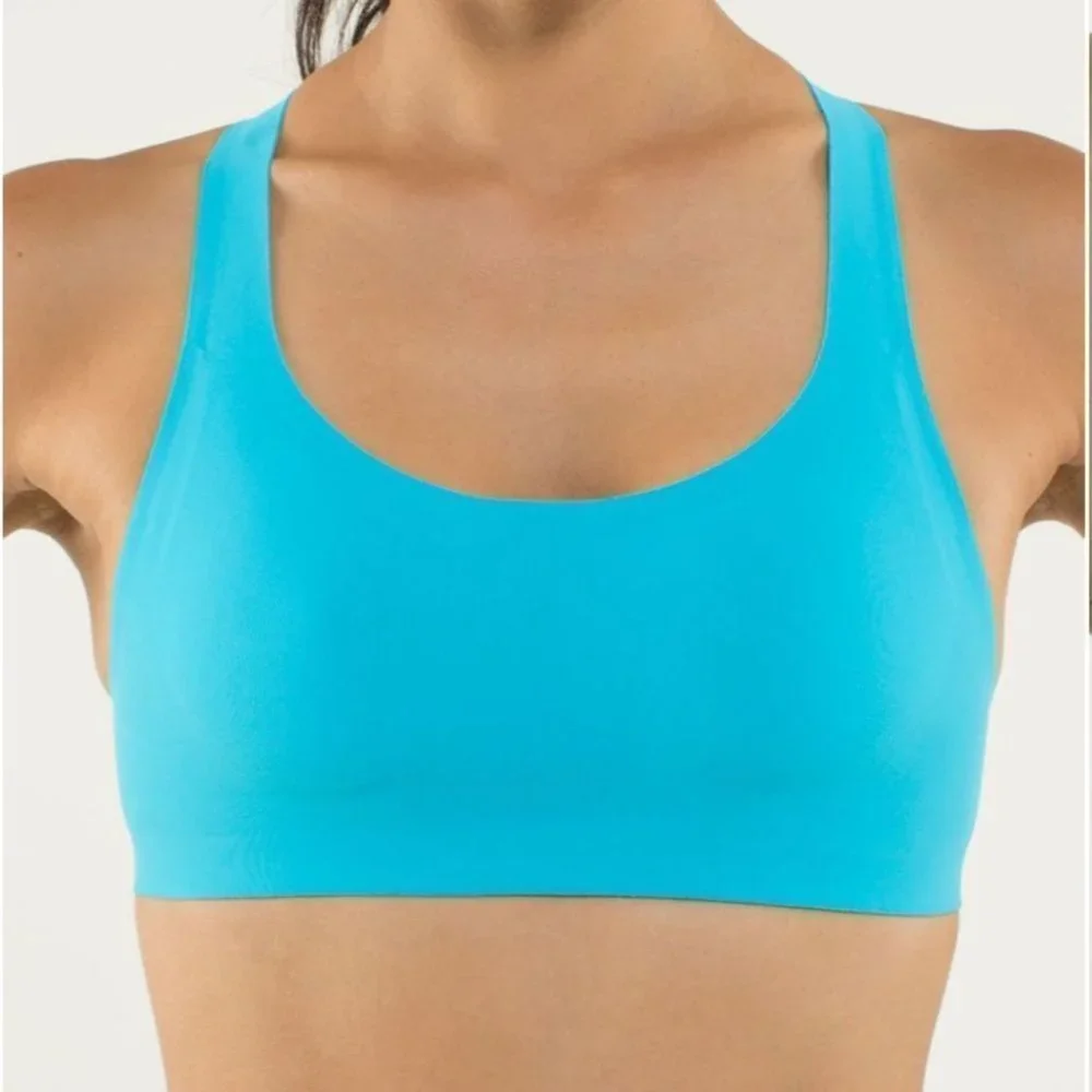 Lululemon Itty Bracer Bra Sports Bra Spry Blue - Picture 2 of 9